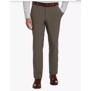 Perry Ellis Portfolio Men's Modern-Fit Resolution‎ Dress Pants 40Wx32L E06845